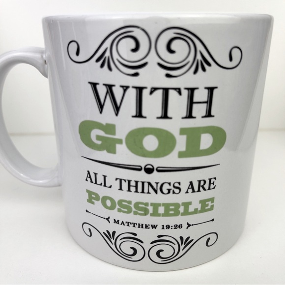 With God "All things are Possible" Mug - Picture 1 of 5